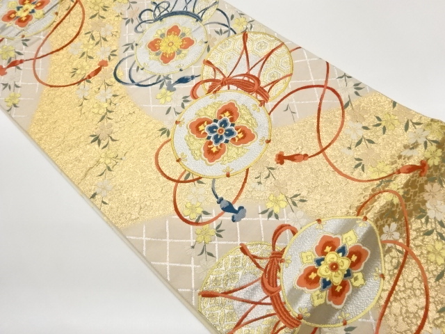 JAPANESE FUKURO OBI / WOVEN MICHINAGADORI